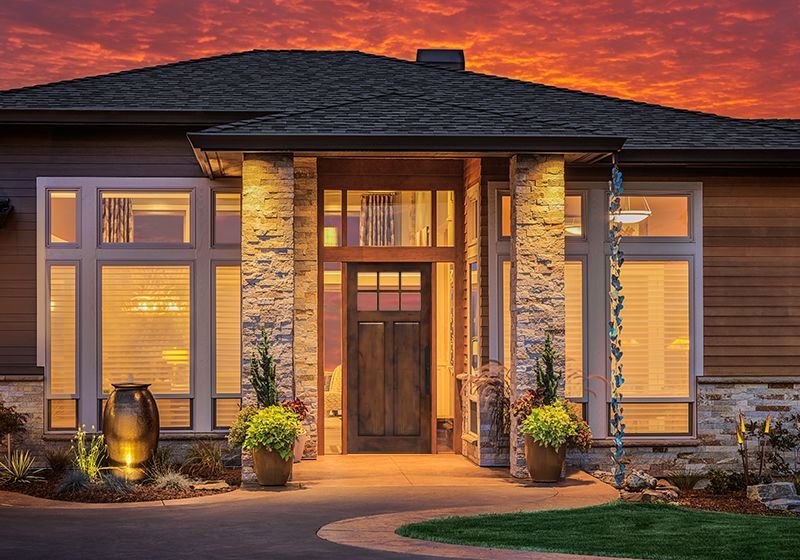 Maple Dale Front Door Rustica